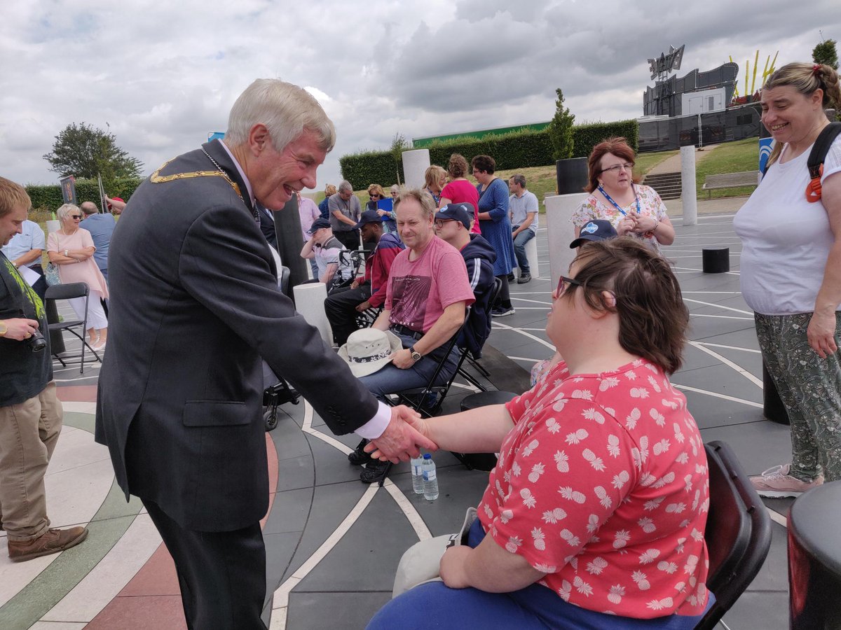 This w'end the <a href="/Dad_MK/">MK DAD</a> ceremony took place at the <a href="/TheMKRose/">The MK Rose</a> in Campbell Park.
It was such a special ceremony with everyone working together to bring down the social barriers that some people living with disabilities face everyday. 💜🥳✌️ #DisabilityAwarenessDay