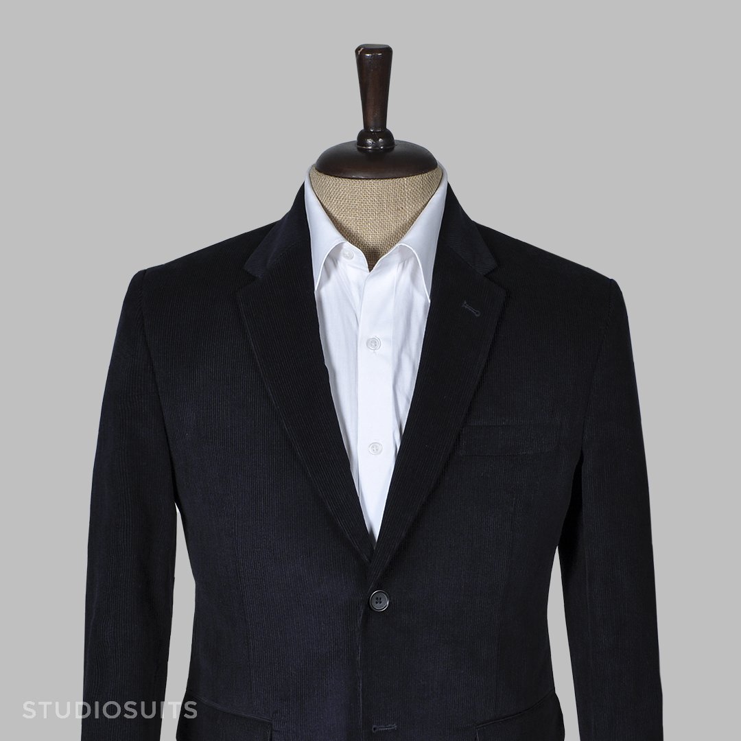 StudioSuits's tweet photo. Customer Order Spotlight!
 Jacket commissioned by our client from Norway.
 You can buy this look from here:
 https://t.co/qYgyK6R2Tz
 Fabric : Blue Corduroy, Jacket Style : Two Button, Jacket Cuff Buttons: Two.
#studiosuits #jacket #corduroy #bluejacket #mensfashion #menswear https://t.co/txYSWuvHYH