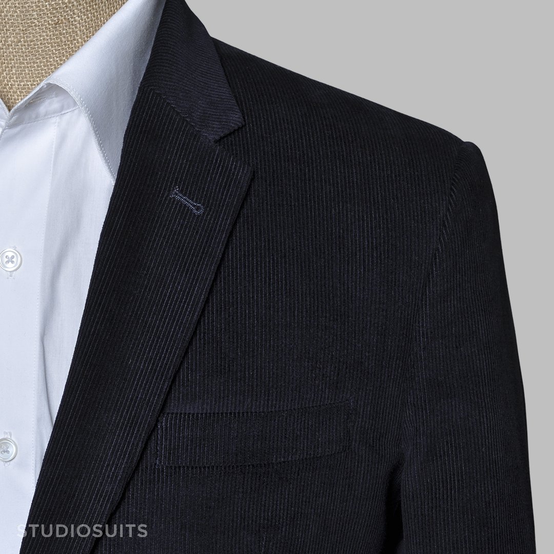 StudioSuits's tweet photo. Customer Order Spotlight!
 Jacket commissioned by our client from Norway.
 You can buy this look from here:
 https://t.co/qYgyK6R2Tz
 Fabric : Blue Corduroy, Jacket Style : Two Button, Jacket Cuff Buttons: Two.
#studiosuits #jacket #corduroy #bluejacket #mensfashion #menswear https://t.co/txYSWuvHYH