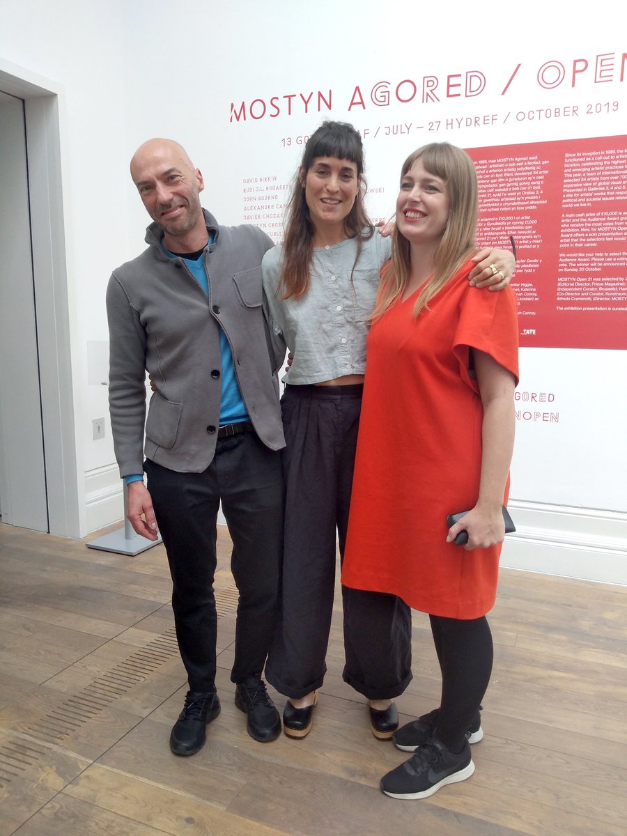 Congratulations to our #mostynopen winners who were announced at the exhibition opening on Saturday - Sarah Entwistle (Main Prize) and Richard Wathen (Exhibition Award).  Selectors <a href="/JenniferHiggie/">Jennifer Higgie</a> Katerina Gregos, Hannah Conroy, Alfredo Cramerotti.  #artprize #mostyngallery