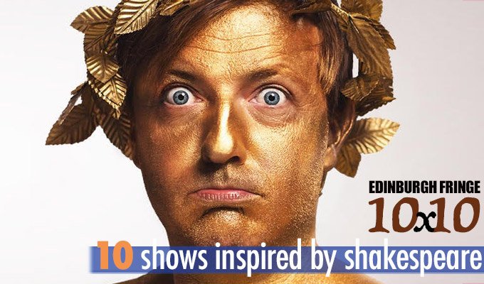chortle's tweet photo. Edinburgh Fringe 10x10: Ten shows inspired by Shakespeare | Bard boys stick together https://t.co/Ome0jwTQ4z https://t.co/NVSMBGwkBG