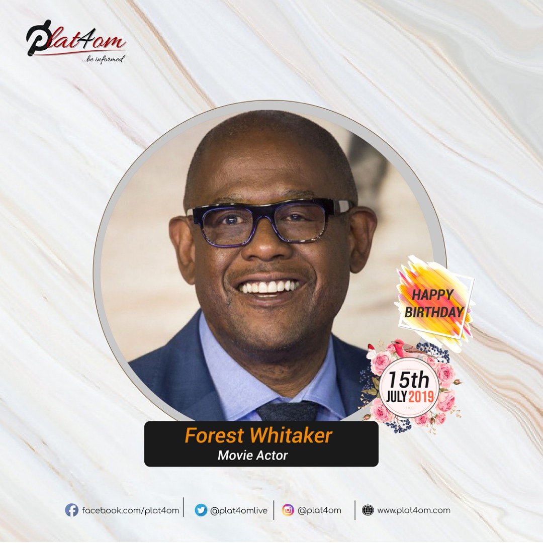 Happy birthday Forest Whitaker  .
. 