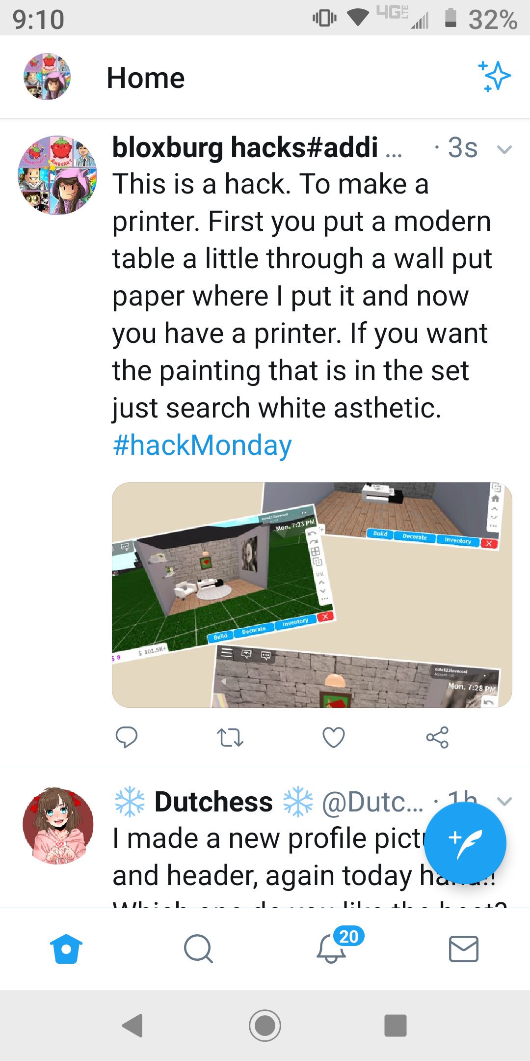 Bloxburg Hacks Addi Lruswe Twitter