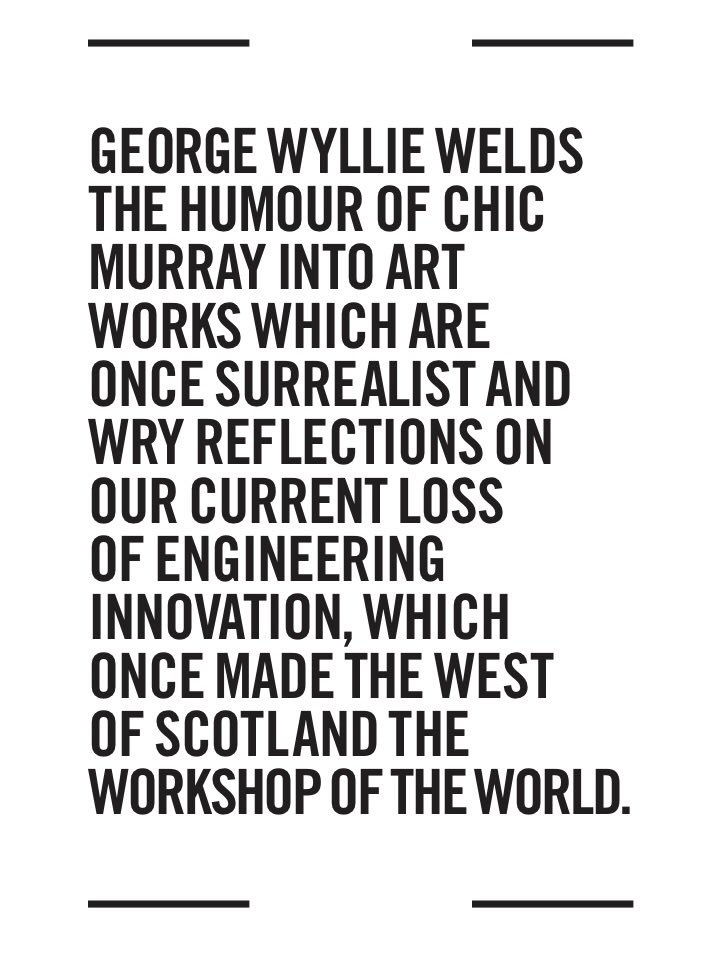 Sean Connery on George Wyllie
.
.
.
#SeanConnery #georgewyllie #chicmurray #georgewylliefoundation #engineeringinnovation #surrealism #dada #humourinart #playfullyserious