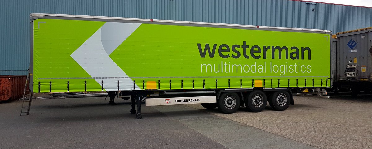 You are looking at true craftmanship in printing and finishing by #Roland International. This curtain for #Westerman Multimodal Logistics looks amazing, don't you think?! Want to see more great examples, go to: infinishield.eu #sidecurtains #nextlevel #printing