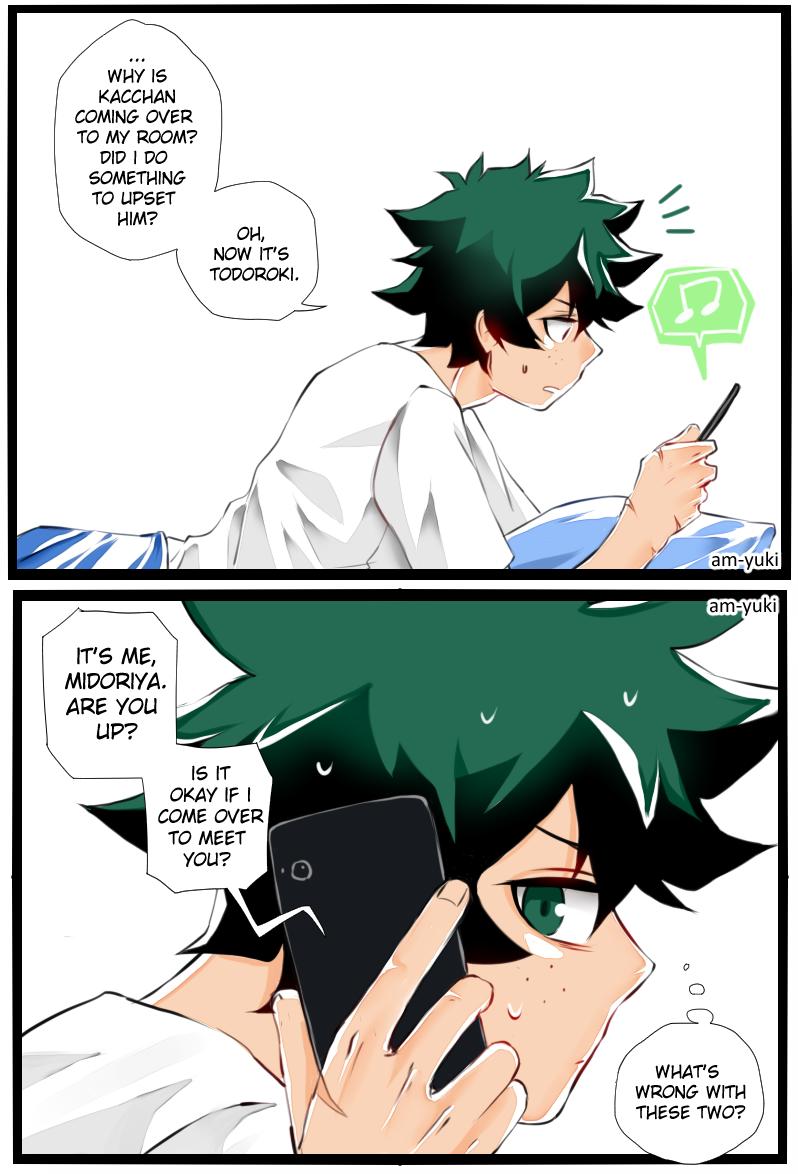 Part 1 of my birthday. #dekubowl. comic. 