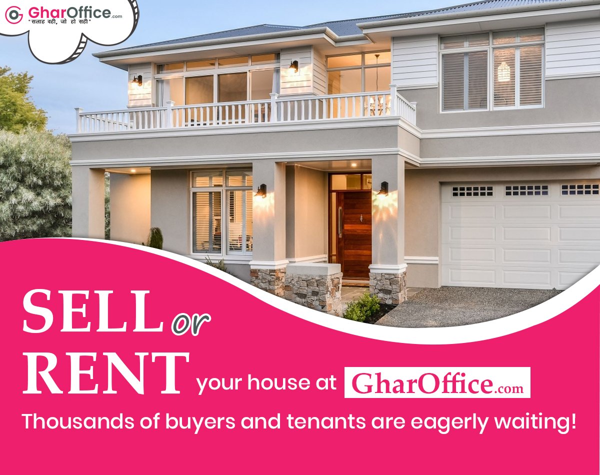 Have you been thinking about how to sell your house or rent it out quickly?
List your property at GharOffice.com and get maximum leads in a very short time.
 #Property #ListYourProperty #PostProperty #New #Today