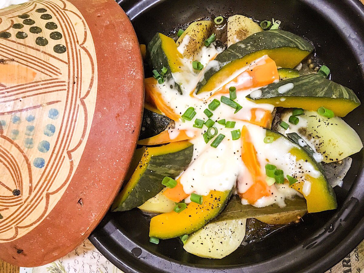 Today’s tajine with cheese on top 🧀