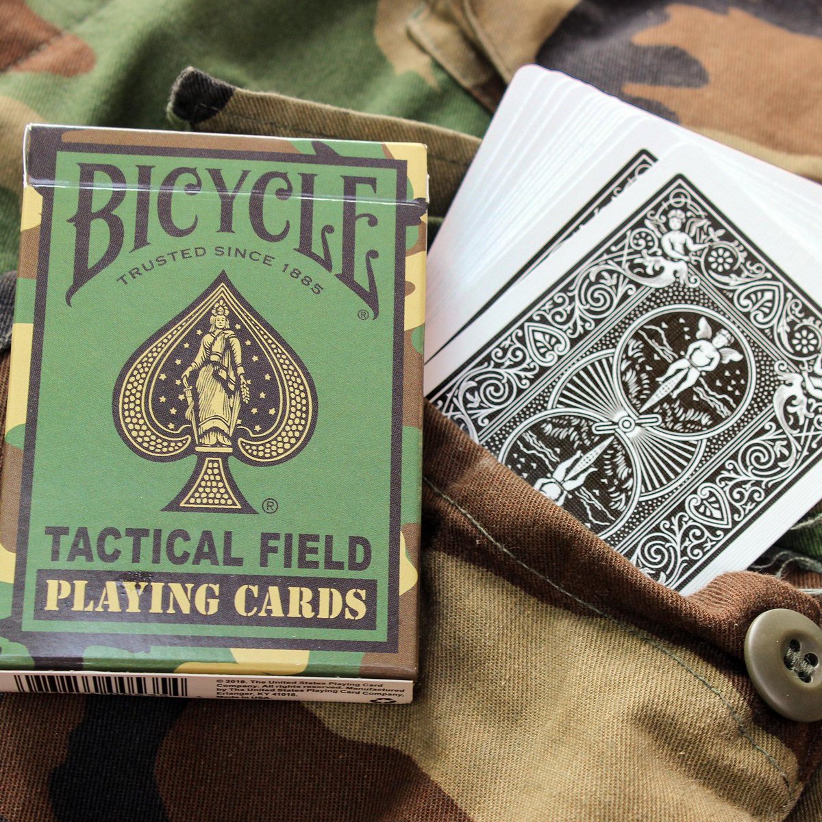 1 Sealed Deck Bicycle Tactical Field Desert Brown Camo Playing Cards 