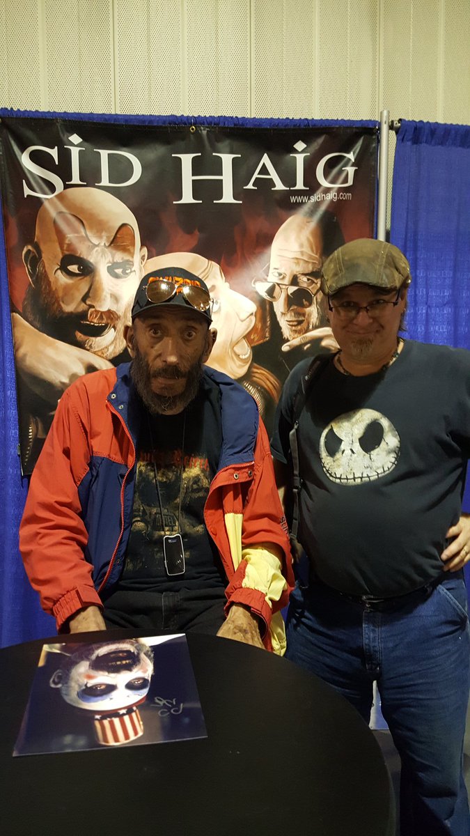 MEHearroldII's tweet photo. Me and Captain Spaulding, Sid Haig https://t.co/GPzkEtoNWv
