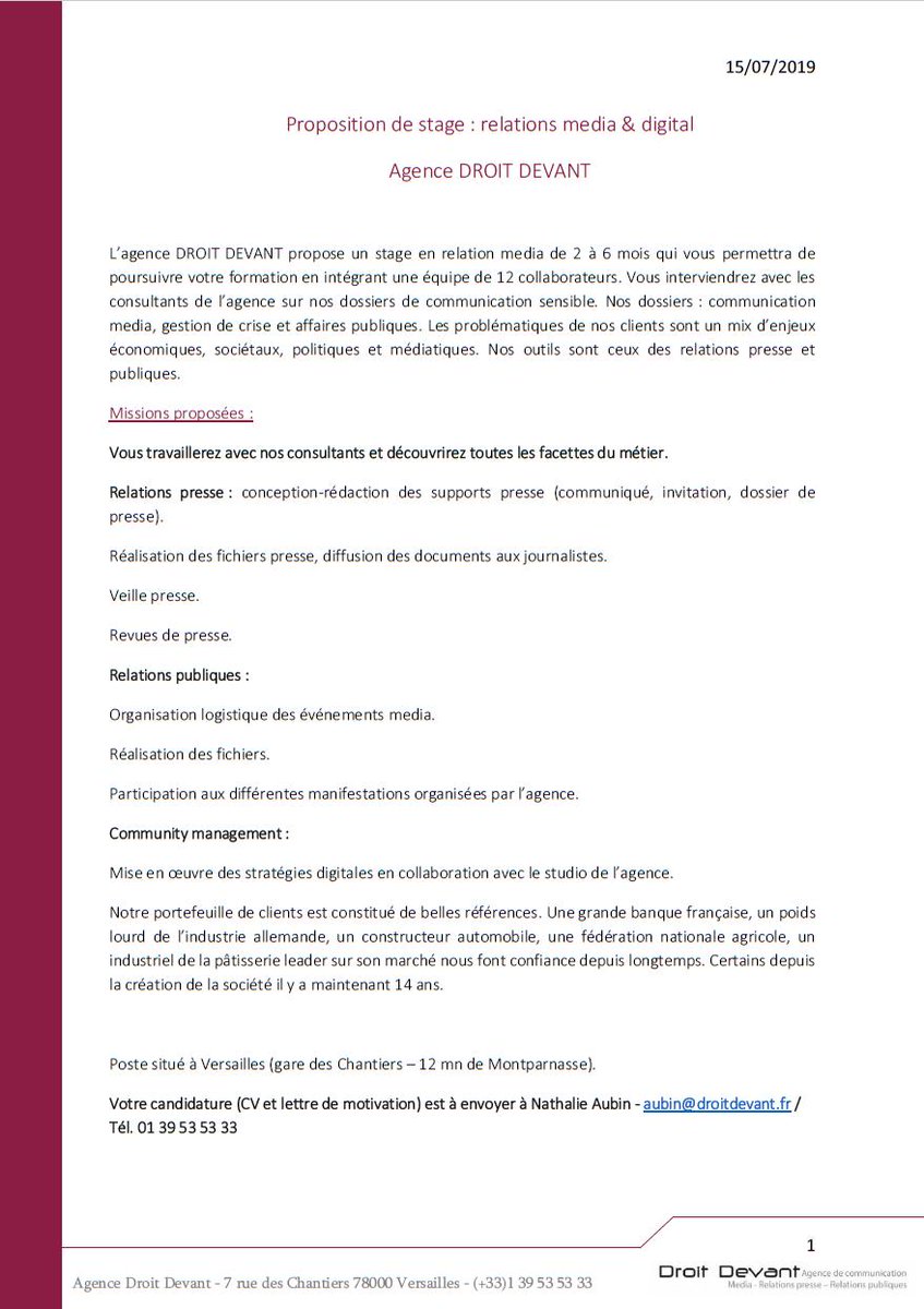 Agence DROIT DEVANT tweet media
