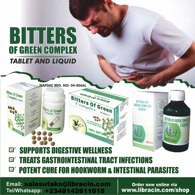 LibracinU's tweet image. Use Betters Of Green Complex to eliminate stomach problem such as,  hookworm &amp;amp; intestinal parasites. Its available and reliable.
 Place an order now!
 Call/chat:+2348142611018
 salesutako@libracin.com
 libracin.com/betters-of-gre…
 #stomachproblem
 #hookworm
 #intestinalparasites