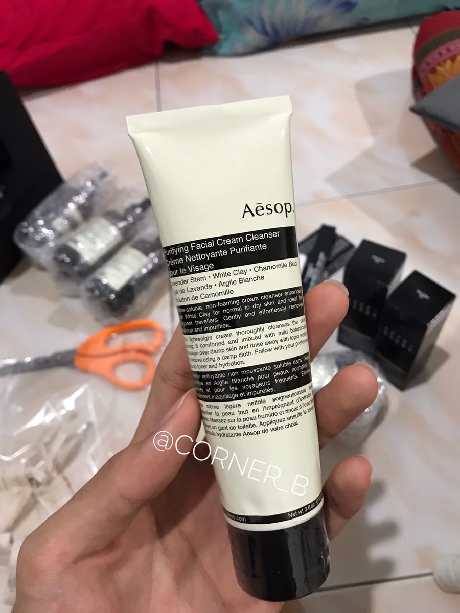 aesop purifying facial cream cleanser