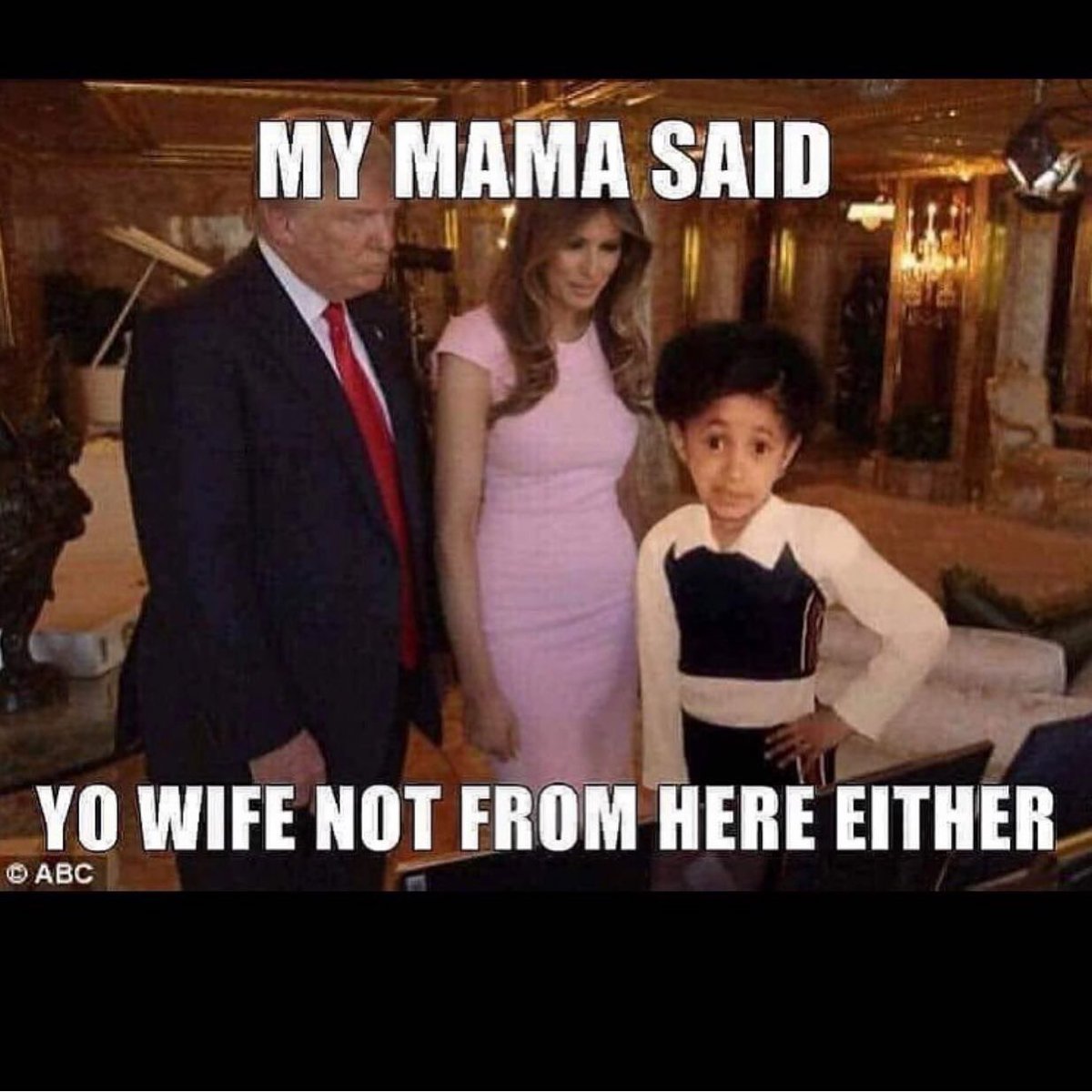 Deport the jobless immigrant Who lied on her paperwork to falsely gain entry to America &amp; now has an anchor baby with her chain migration parents.
#DeportMelaniaAndAnchorBaby