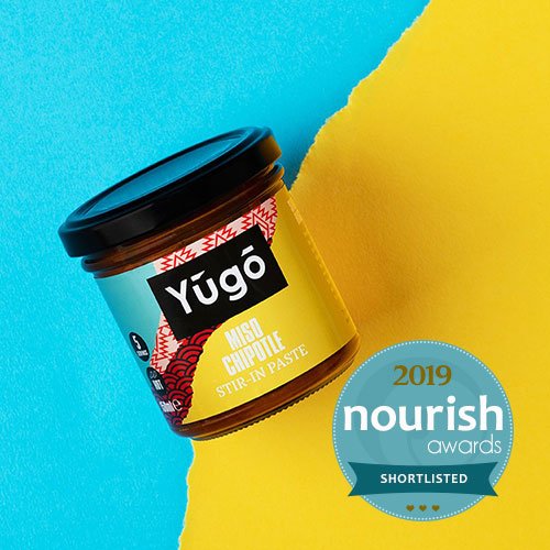 A great versatile product by <a href="/YugoSpice/">Yugo</a> this tasty stir in miso chipolte paste is in the 2019 Nourish Awards finals! Congratulations! #nourish2019