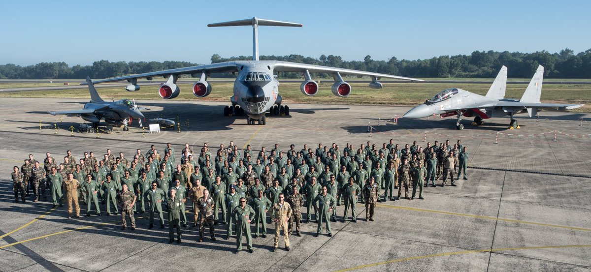 #ExGaruda2019: Garuda-VI culminated with team IAF achieving its set goals in the exercise.
Thank you @Armee_de_lair for all the support & for making the exercise a memorable one for us.
IAF-FAF worked together as a team & learned from each other.