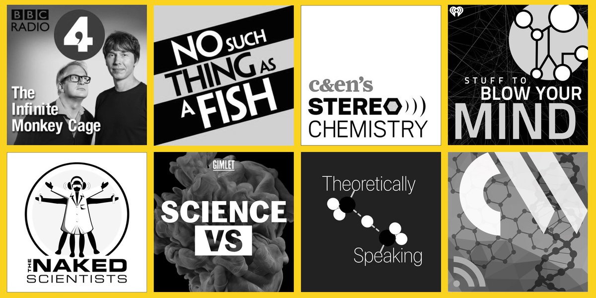 NotchCom's tweet photo. Tune up for our #VoicesInChemistry project with @ChemistryWorld by listening to some other interesting voices in science👂

Here are our top 8 podcast recommendations to help you pass the time until our big reveal ⬇️ https://t.co/mYgby41Vfy