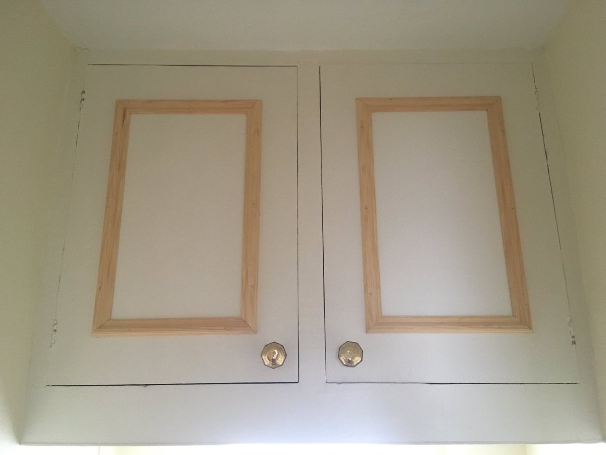 CamPropertyDoc's tweet photo. A little beading job on home made doors.... 🙈 @MssCarpentry @ElaineMouse1 @LozClar #carpentry #handyman @NorthstoweTown @NorthstoweNews https://t.co/YSjgmK1pFR