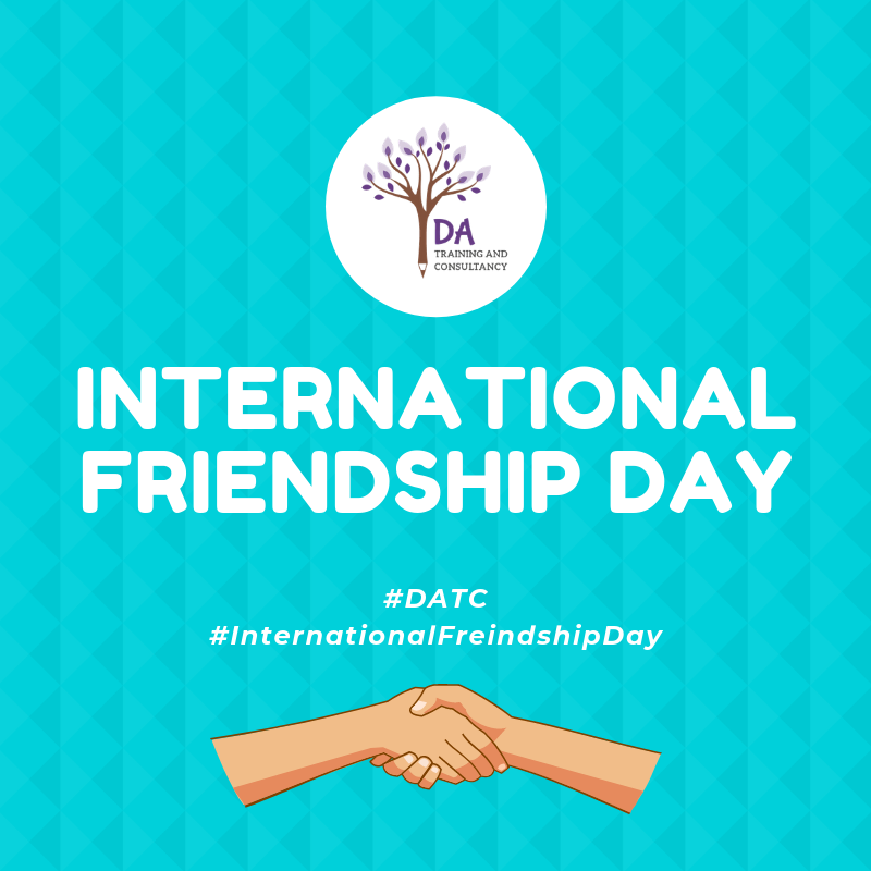 d_atraining's tweet photo. Happy #InternationalFriendshipDay to all of our friends at DA Training and Consultancy!

Follow there accounts here ⬇️
@purplelily06 @signablehq @CocoCreatives @Eastleigh_Col @KC_College @KingsTheatre 

https://t.co/xldoohviqk

#DATC #TuesdayMotivation #Apprenticeships #Training https://t.co/VgDmtVUPCQ