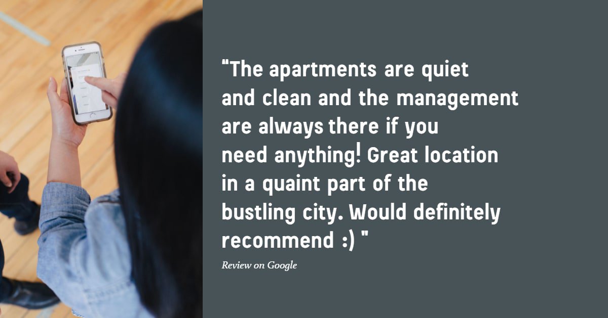 We ❤ hearing feedback from our residents.