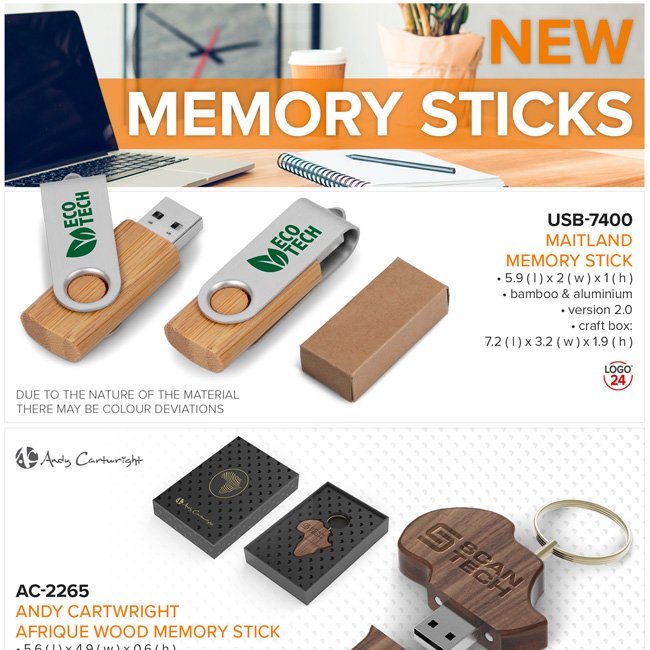 55Degreez's tweet image. Now In Stock | New Memory Sticks
Maitland Memory Stick R107.00
Andy Cartwright Afrique Wood Memory Stick R304.00
Andy Cartwright Afrique Gold Memory Stick R304.00
Alex Varga Kolzak 16GB USB Memory Stick R244.00

email orders@55degrees.co.za
#memorystick
#memorysticks