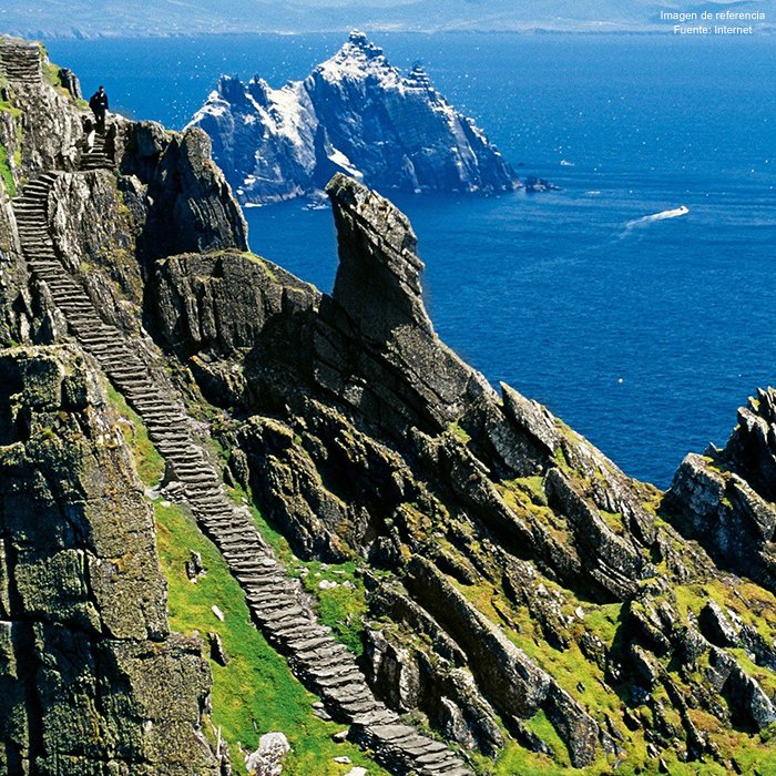 tellevamosmx's tweet photo. Si quieres visitar #Irlanda #ViajandoSolo dirígete a la costa oeste donde encontrarás algunos de los lugares más importantes del país, como la isla de Skellig Michael, el sitio histórico Roca de Cashel y la montaña de Croagh Patrick. https://t.co/JyCgizWCpF