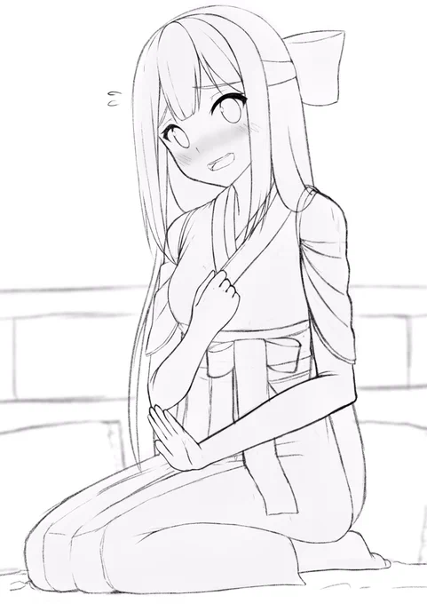 神風膝枕
ラフ 