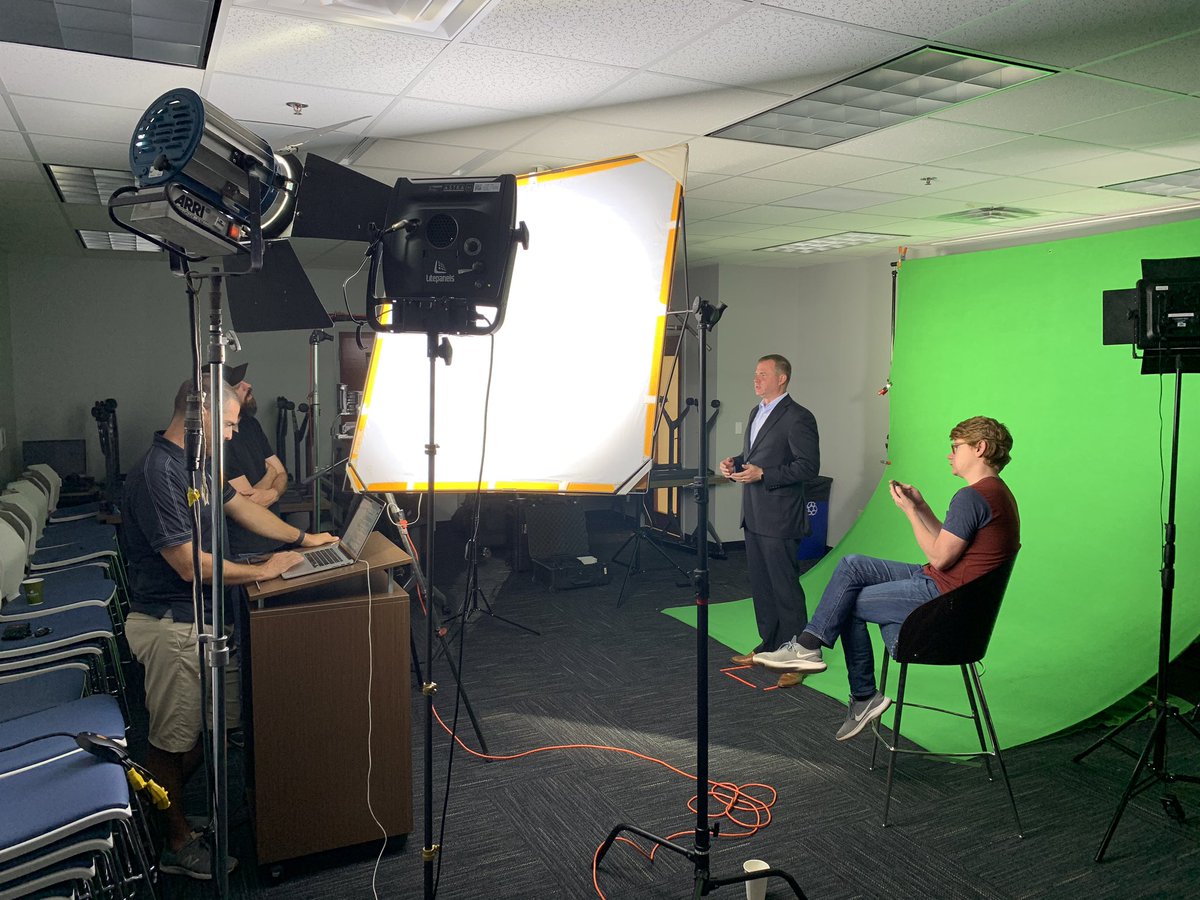 Patrick_M_Moore's tweet photo. @IntegrisApplied behind the scenes with @Between_Pixels shooting the next episodes in our video series. Our collaboration with @NASCIO is rich with content for CIOs and other government officials. #CIOasLeader #CIOasBroker #NASCIO19 #CustomerExperience https://t.co/InxoZrNROF