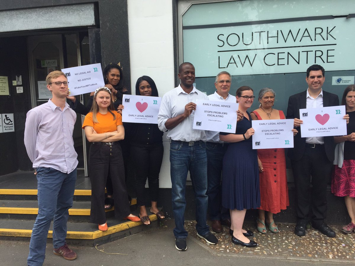 Our great team - continuing to provide high quality legal advice @YLALawyers Great that Richard Burgon has committed to strengthening the network of law centres #TakeYourMPToWork