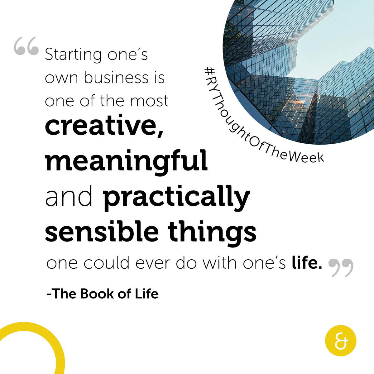 RedAndYellowEd's tweet photo. Something to meditate on this week. Want to know more? Read here: https://t.co/t2uAQFlHo6 #RYThoughtoftheweek #thoughtoftheweek #Entrepreneurship https://t.co/ux4O8nbmBW