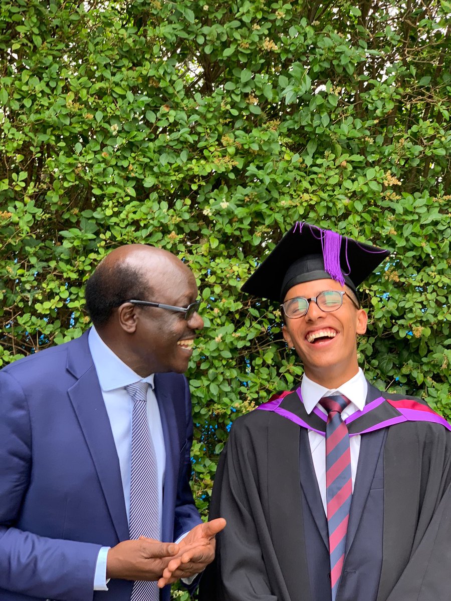 DrMukhisaKituyi's tweet photo. It is felicitations all around as our last borne Masalule aka Masa graduates with honors in Mechanical Engineering https://t.co/UJ0iYqP6ut