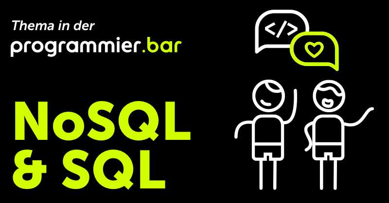 programmierbar's tweet photo. NoSQL oder SQL? Es-kuh-el oder Sequel? Darauf gehen wir ein in Folge #33 des Podcasts. Wir reden über Skalierung, welche Technologie für welchen Zweck die bessere Lösung ist und berichten aus dem Alltag. Reinhören und feedback geben: https://t.co/9IqH3ELm4h https://t.co/c4sUjKnyGX