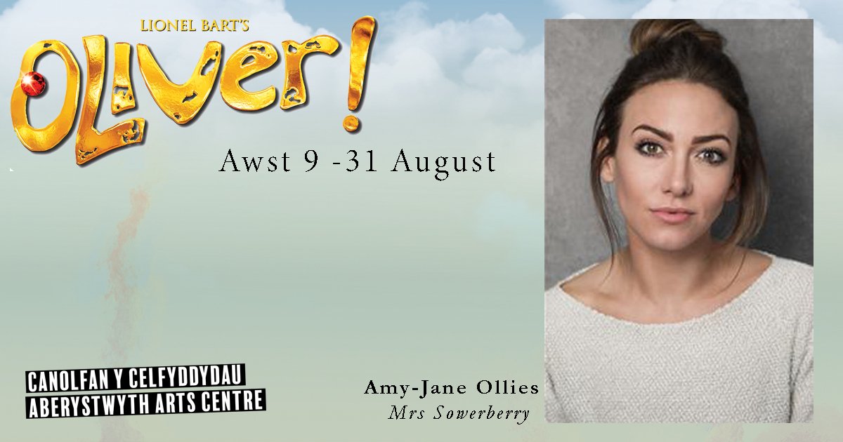 Dyma ein Mr. &amp; Mrs. Sowerberry! Here are our Mr. &amp; Mrs. Sowerberry!

Ni'n edrych ymlaen at groesawu #MatthewWellman &amp; #AmyJaneOllies i #Aberystwyth a'i gweld nhw yn y sioe!

We can't wait to welcome <a href="/MatthewLWellman/">Matthew Wellman</a> &amp; <a href="/AmyJaneOllies/">Amy-Jane Ollies</a> to Aber and see them in action! 

#OliverAber19