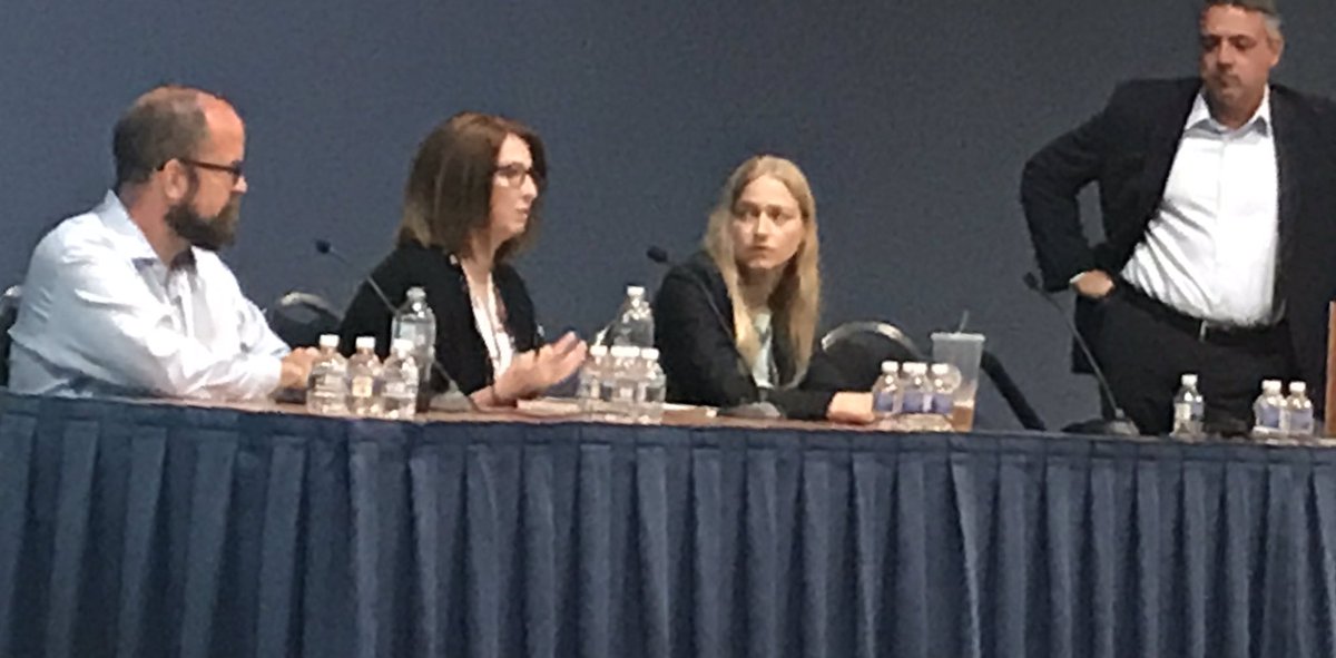 aallnet's tweet photo. .@gngrlibrarian: We need formal mentoring and onboarding  procedures for new #lawlibrarians, just like for new associates. Jamie Baker discusses findings from the      “AALL State of the Profession” report at Fostering the NextGen Library Professional. #AALL19 https://t.co/nWgUsjAkVv