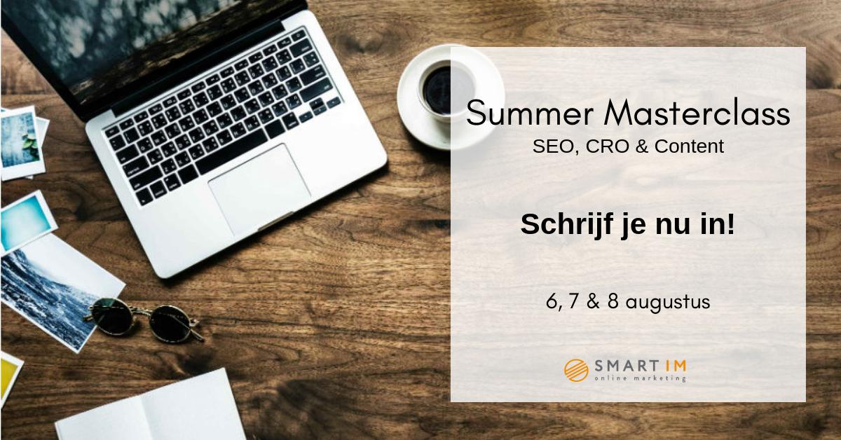 SmartIMtweet's tweet photo. Mis het niet! Deze zomer starten wij met onze Summer Masterclass. Verdiep je kennis en neem direct toepasbaar inzicht én een gratis scan van jouw website mee naar huis!
#SummerMasterclass #kennisdelen #SmartAcademy
https://t.co/131pwCyL7p https://t.co/S4KkhczDhj