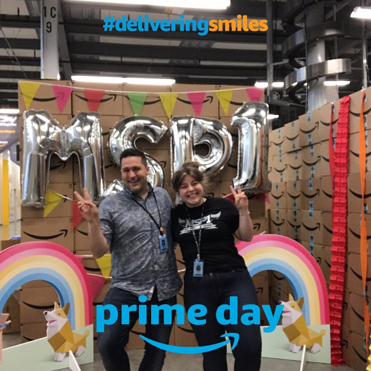 Tonywallin10's tweet photo. #DeliveringSmiles #PrimeDayAmazon #PrimeDay @AmznFulfillment @amazon #Minnesota #msp1 https://t.co/Z1xYSomyTJ
