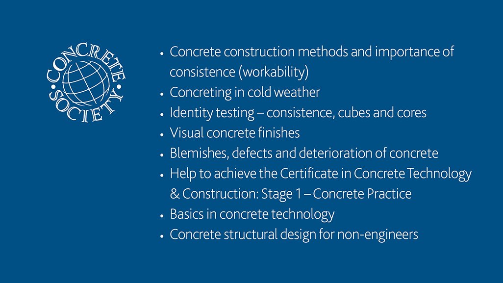 ukConcrete's tweet photo. The Society offers regular technical seminars at our head office in Camberley, Surrey, to help improve knowledge and competitiveness. These are given by our technical engineers and are typically CPD accredited. More details here: https://t.co/G4w6fh5CBf

#concrete #construction https://t.co/AQQWLXLUzm