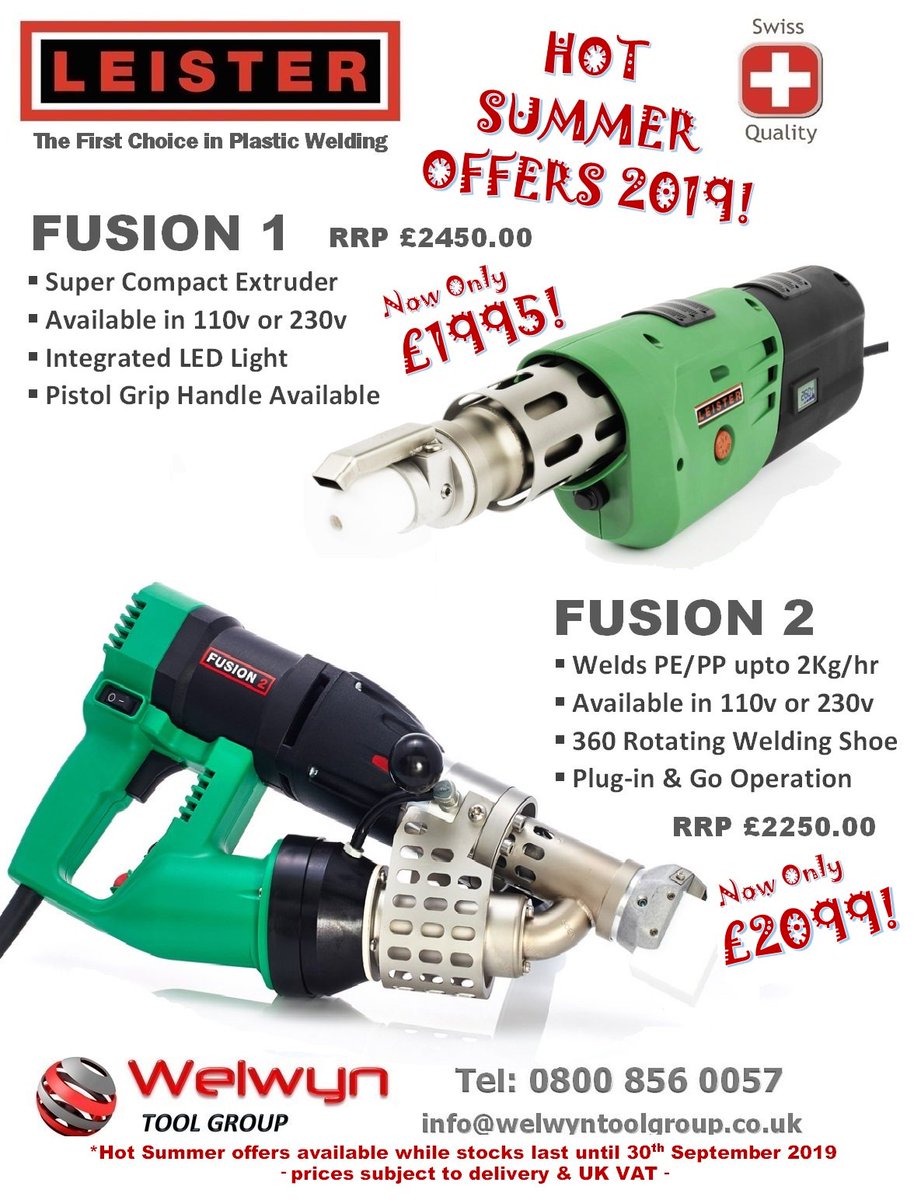 LeisterUK's tweet photo. NEW Summer Promo for Plastic Fabricators ! https://t.co/k2PLs1MNW8