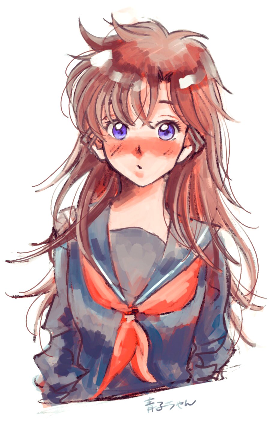 紺 アップするの忘れていた リクエストのまじっく快斗の中森青子ちゃん 青子ちゃんちょっと子供っぽくて可愛い T Co 6nxq8nzo13 Twitter