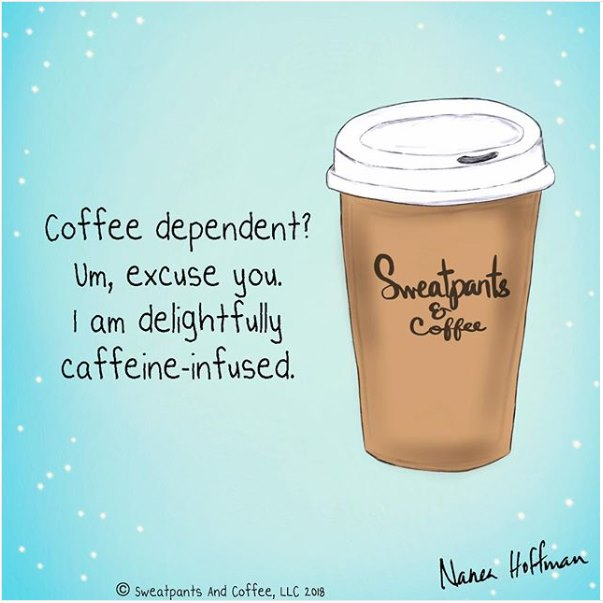 kristinethall's tweet photo. Emphasis on "delightfully," here. Still infusing 'cause Monday. Thanks, @SweatpantsCafe #caffeinating #javalove #MondayMood #coffeeinfusion https://t.co/QL0lW6U5mt