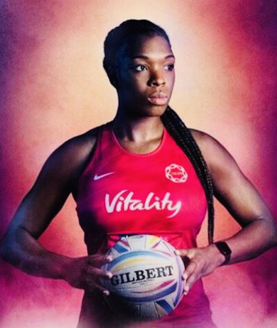 So so proud of <a href="/EboniBChambers/">Eboni Usoro-Brown (nee Beckford-Chambers)</a> winning her 100th <a href="/EnglandNetball/">England Netball</a> cap today!A world class player, a fierce leader and a truly wonderful women!❤️🌟❤️🌟#Ebs100 
<a href="/TeamBathNetball/">Team Bath Netball</a>