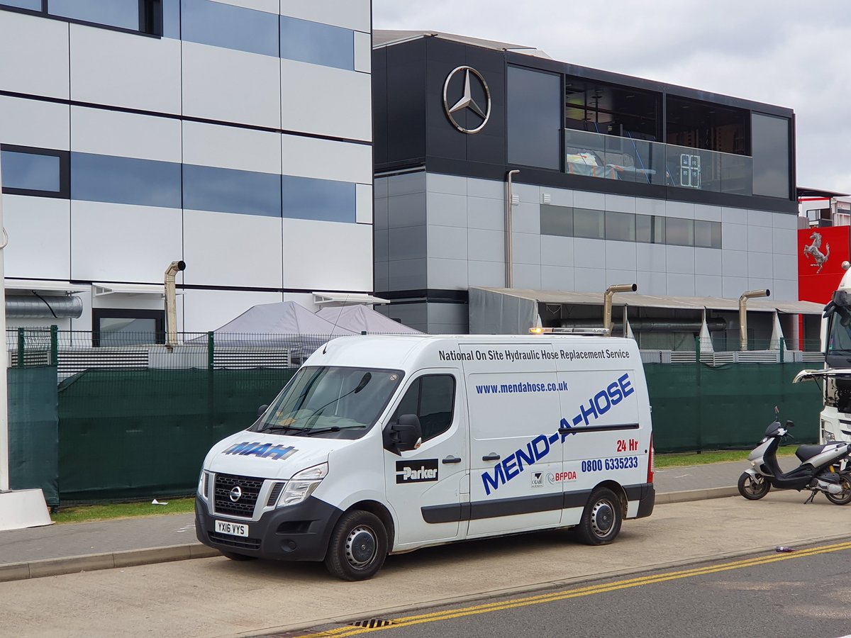 MendAHose's tweet photo. One of our #Midlands Engineers doing a lap or 2 at #Silverstone &amp; fitting hoses! https://t.co/Jj43lyqLIW
