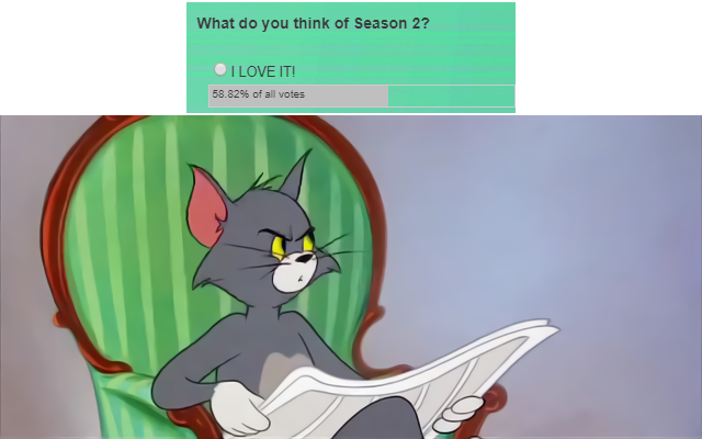 LuckyFredWiki's tweet photo. Me: Who thinks Season 2 shouldn't have been released because it's so bad that it's not worth mentioning. #MemeMonday https://t.co/dw9OjoZgd7