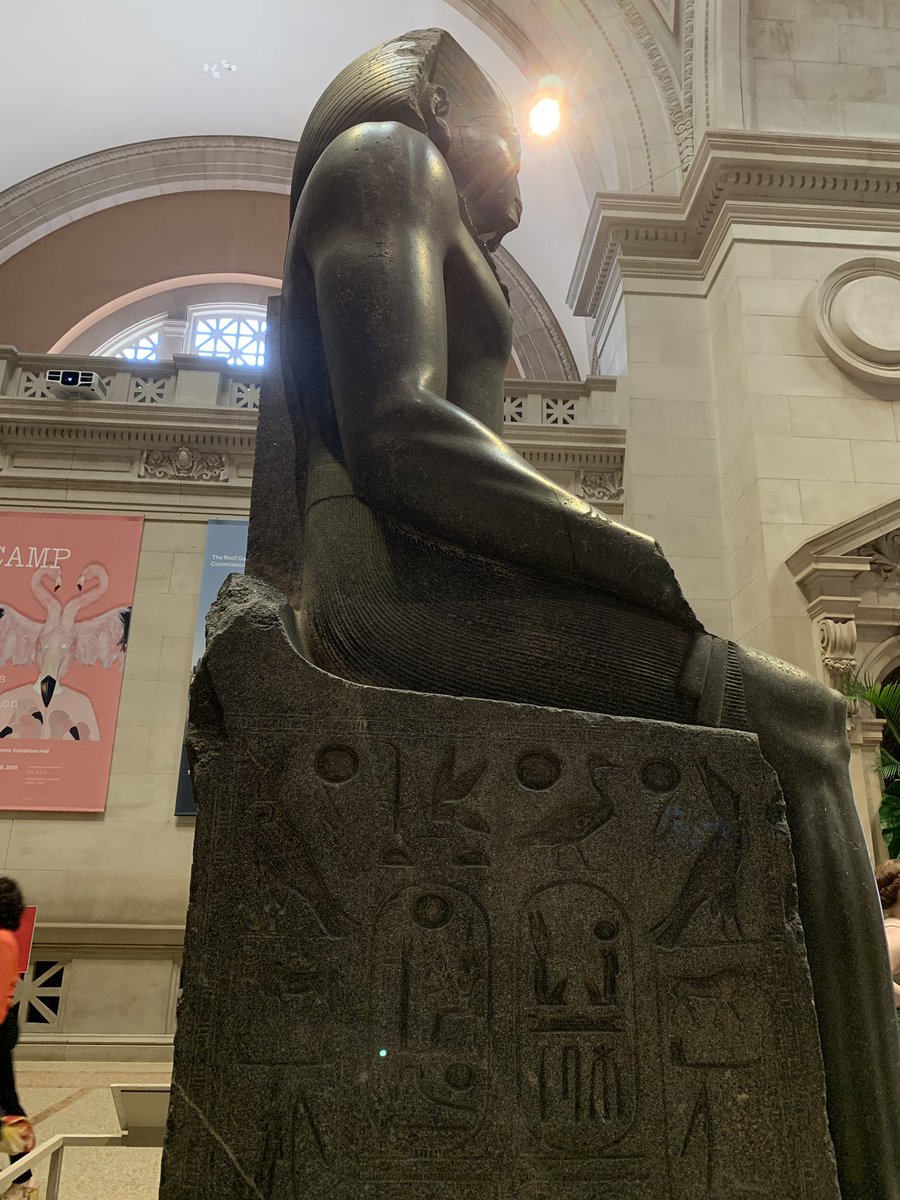 KeleeSiat's tweet photo. Just arrived @metmuseum in #nyc and was welcomed by #Amenemhat II now to the #AmarnaLetters!! 2 separate galleries but 1 museum! #iloveny #museums #egyptology #ancientEgypt #amarna #diplomatic #correspondence #statur https://t.co/LmIQYr4aEi
