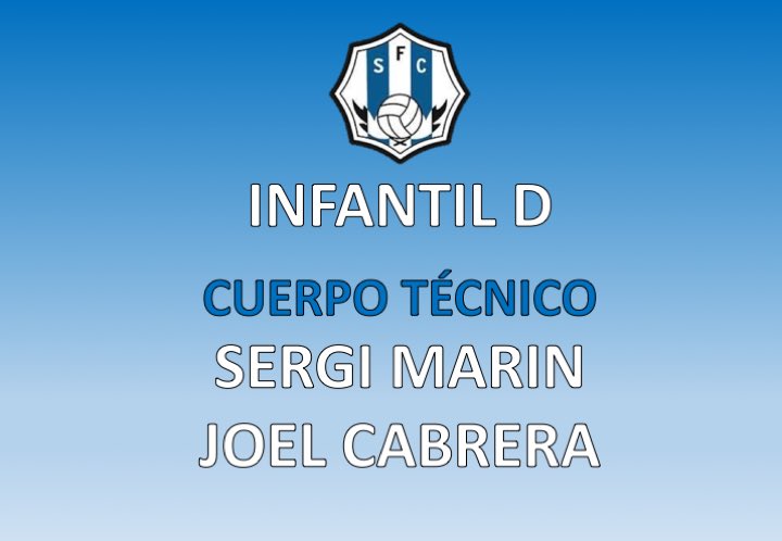 ⚠️CUERPO TÉCNICO INFANTIL D
✅ TEMPORADA 2019-2020

➡️ Sergi Marin será el encargado de dirigir el Infantil D acompañado por Joel Cabrera.

¡A por una gran temporada!

#UNSENTIMENT💙⚪️