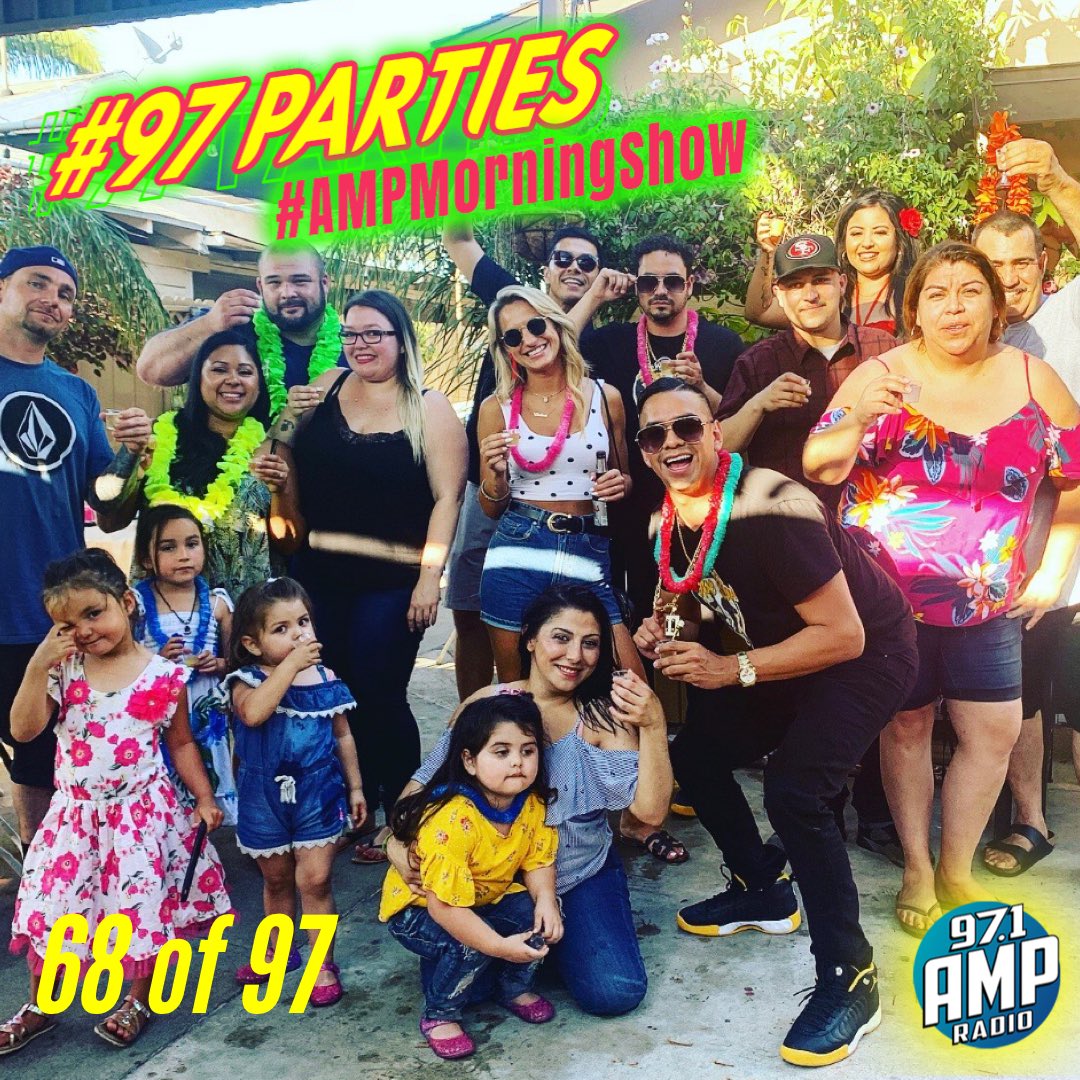 971now's tweet photo. The #AMPMorningShow is crashing #97Parties🎉 all summer long! We CRASHED 11 parties this weekend‼️

Go to👉👉 https://t.co/VFKvk7r0cL if you want the #AMPMorningShow to CRASH your party!! 🎉 https://t.co/IciNE4MaOY
