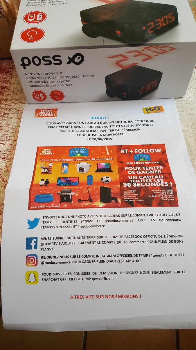 LilorWyatt's tweet photo. Cadeau bien reçu merci à vous 😍
Vivement septembre pour tous vous retrouver 🤗🤗🤗
@TPMP @rueducommerce 
#jeuconcours #TPMPRefaitLannée #rueducommerce https://t.co/kB4GyFV2d2