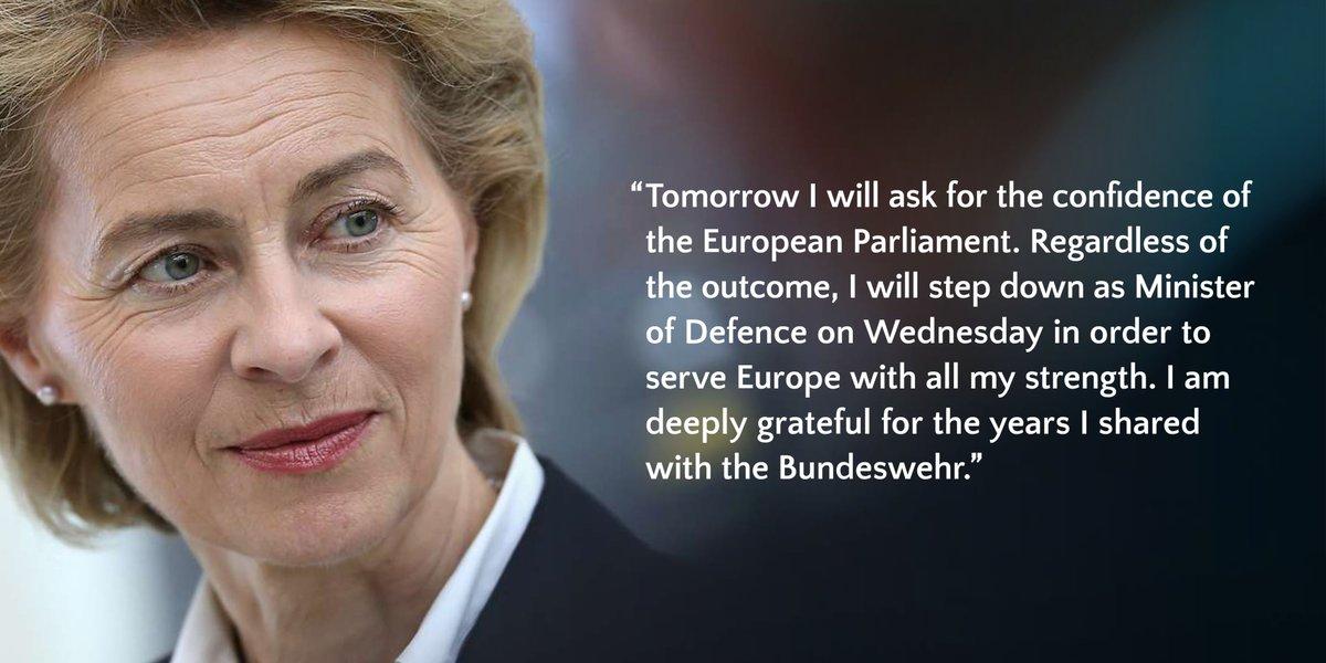Plan B: Ursula will be se greatest EU Kommissar for German indushdry se Kommission has ever had.

Nah ja, se second best den wohl.