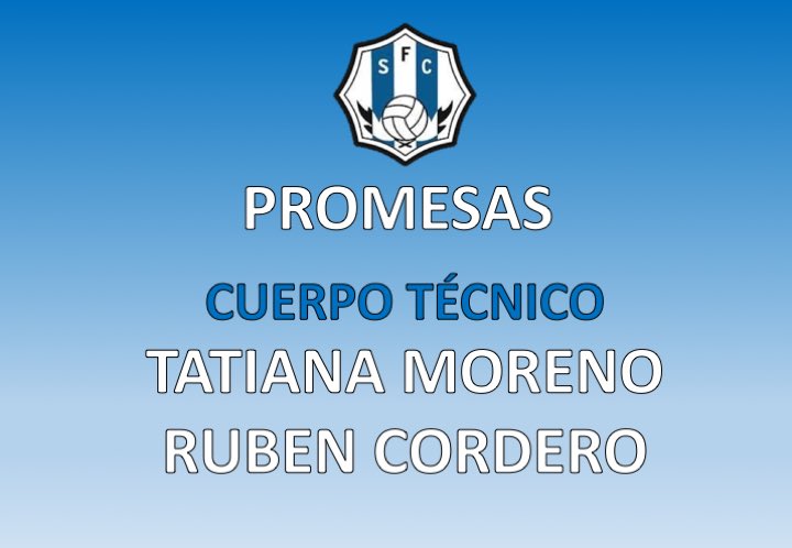⚠️CUERPO TÉCNICO PROMESAS
✅ TEMPORADA 2019-2020

➡️ Tatiana Moreno será la encargada de dirigir a los pequeños de la casa acompañados por <a href="/rubencorderom/">Rubén Cordero⚽️</a>.

¡A por una gran temporada!

#UNSENTIMENT💙⚪️