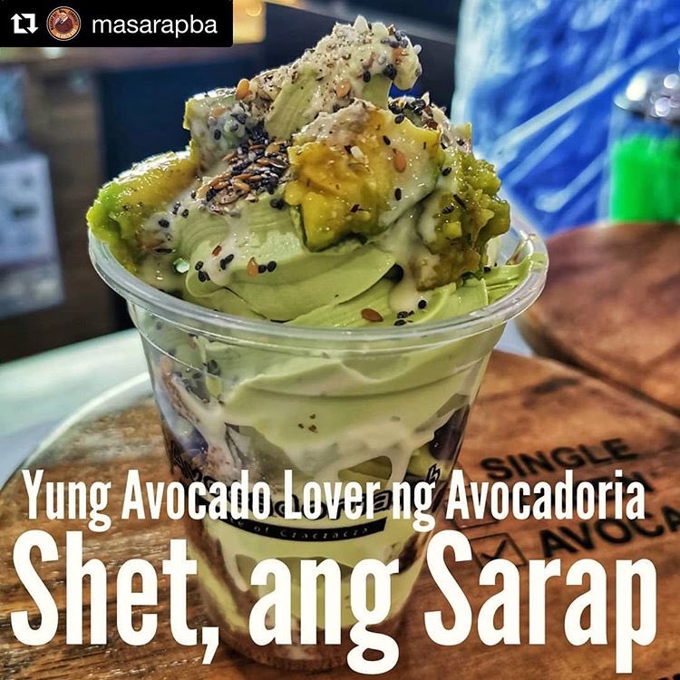 AvocadoriaBGC's tweet photo. Certified 𝑴𝑨𝑺𝑨𝑹𝑨𝑷 by @masarapba!! 🥑💚 Napamura sa sherep! Coming soon to BGC!
#avocadoria #masarap #masarapba #mesherep #avocadoriabgc #avocado #BGC #bonifacioglobalcity #exploreBGC #BGCeats #iloveBHS #oneBHS #goodeat #pinoyfood #pinoyeats #dessert #certified https://t.co/7HseyWpWzM
